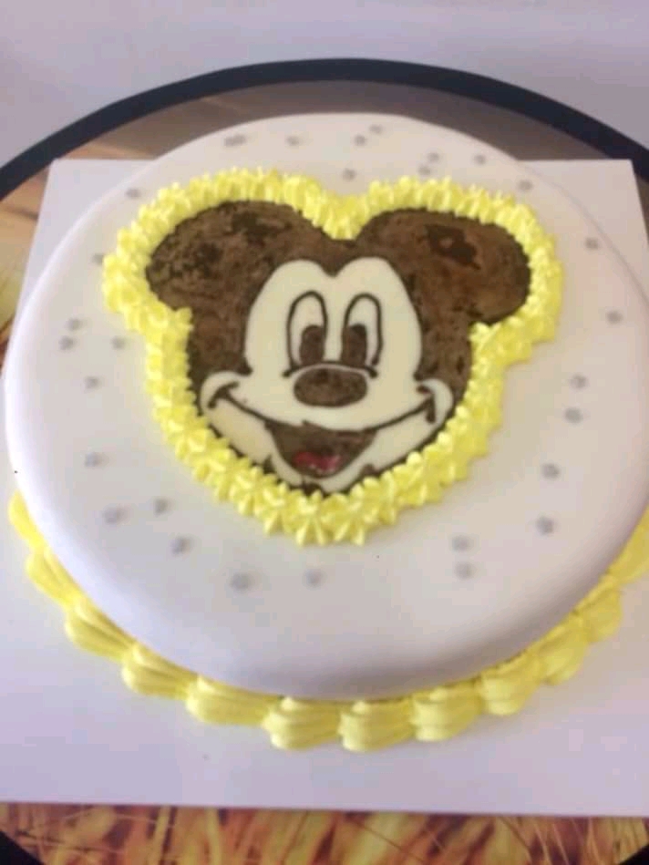 Cake para cumpleaños de Mickey